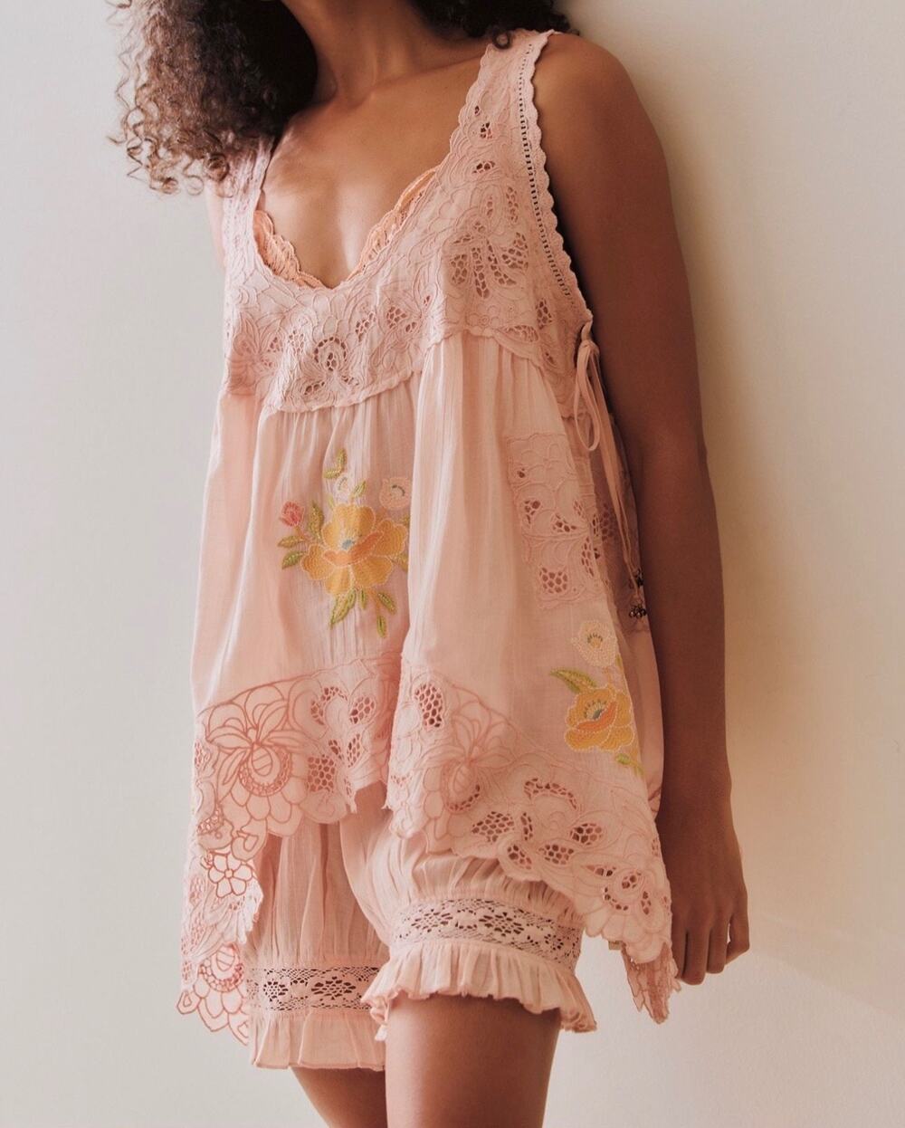 NWT Free People Intimately Eye Catcher Bloomie One-Piece Romper, Size M